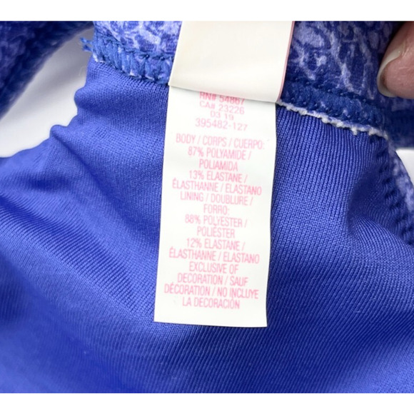 Victorias Secret Halter Bikini Top Large Snakeskin Print Pool Festival Beach - Picture 7 of 7